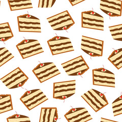 cupcake pattern. ice cream pattern background. Sweet Desserts Pattern background. brownies pattern background. cake pattern background.
