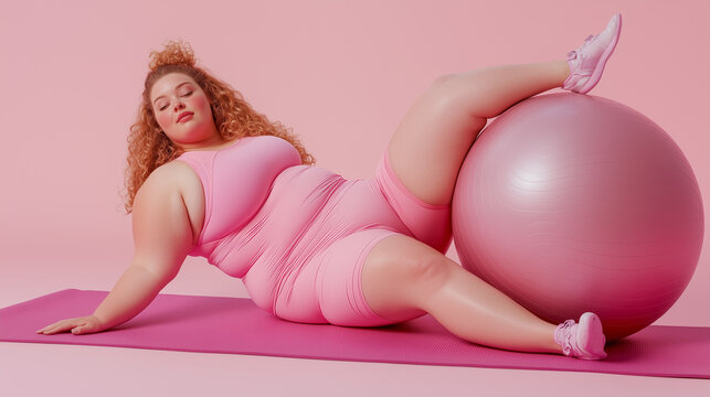 Mujer fitness aer&oacute;bic 