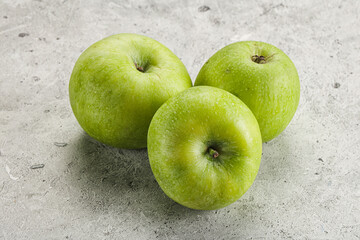 Sweet and juicy green apple