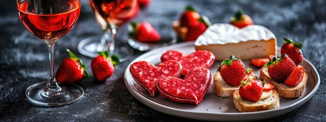 Valentine's Day Heart Snacks.
