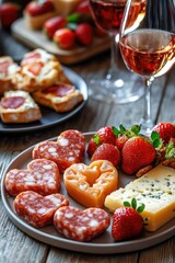 Valentine's Day Heart Snacks.