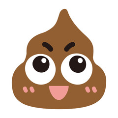 口を開けて笑うウンチのアイコン