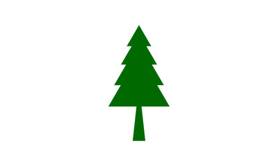 Obraz premium Pine Tree Logo Christmas