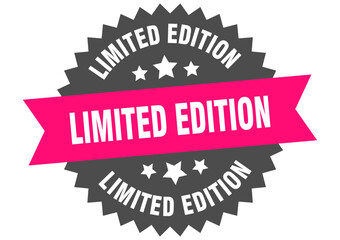 LIMITED EDITION label, seal, sign