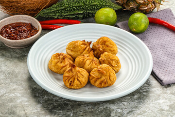 Tibetian cuisine - Momo stuffed dumplings