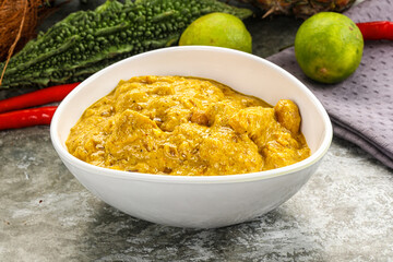 Inchian cuisine - chicken cashew curry