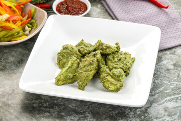 Indian cuisine - Mint chicken tikka