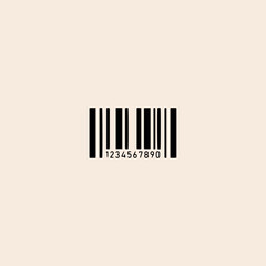 Bar code scanner icon flat vector design.