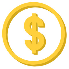 Dollar, dollar symbol, money, money symbol, dollar sign, golden sign, gold sign, golden symbol, dollar symbol on white, png, dollar symbol icon, business, golden sign