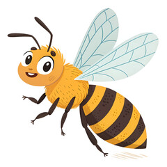 Fototapeta premium bee cartoon illustration