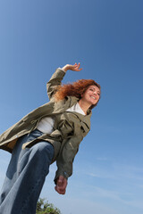 menopausal woman smiling