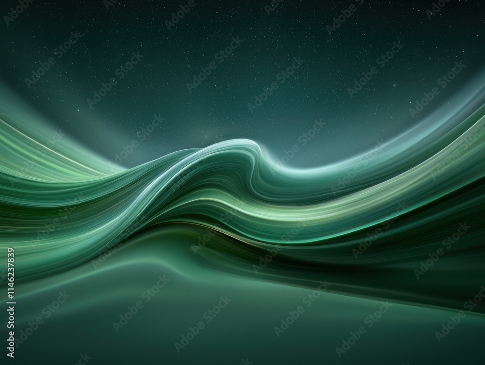 Poster abstract wave patterns digital art fluid motion dark background artistic viewpoint visual concept