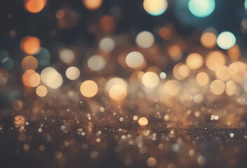 Fototapeta premium Different type of abstract Blurred bokeh background Christmas holidays light background