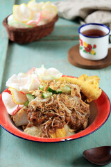 Ketoprak is Indonesian Popular Breakfast from Jakarta, Indonesia.