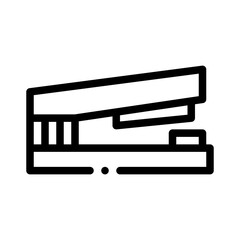 office stapler line icon