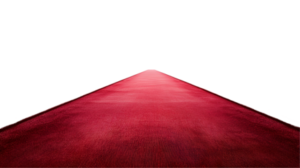 Red Carpet Runway Path to Success, Achievement, and Glory