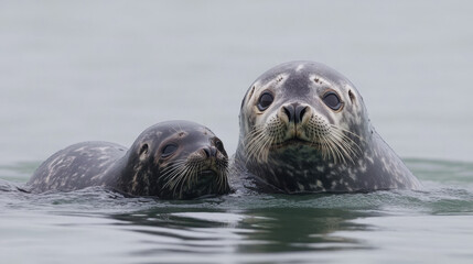 Fototapeta premium World Marine Mammal Protection Day. marine mammals