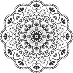 Spiritual mandala pattern
