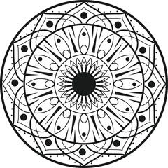 Spiritual mandala pattern
