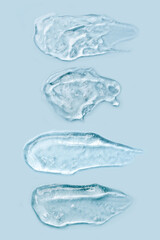 Transparent Skin care Product Smear