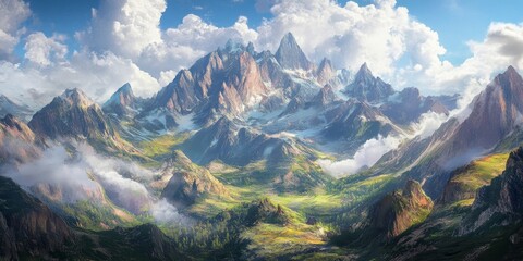 Stunning mountain landscapes showcasing the grandeur of nature. Experience the majestic mountain landscapes that capture the essence of stunning natural beauty in every direction.