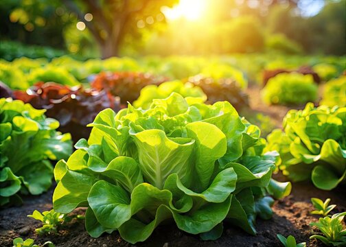Organic Reet Close-up: Vegetarian Garden Photography, Fresh Herbs, Sustainable Gardening, Natural Food