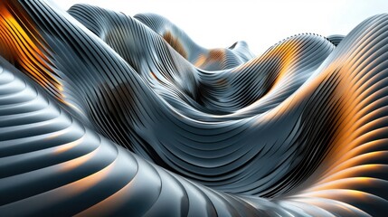 Bright, futuristic lines creating a sense of motion