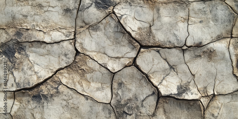 Poster natural stone texture features a cracked pattern that adds depth and character. this cracked natural