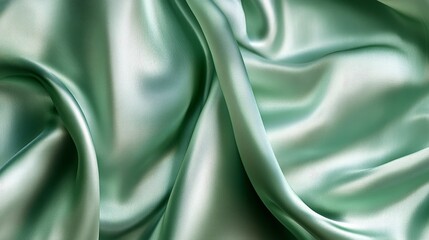 The green pale silk fabric showcases a stunning shine, making it the most versatile fabric. Utilize...