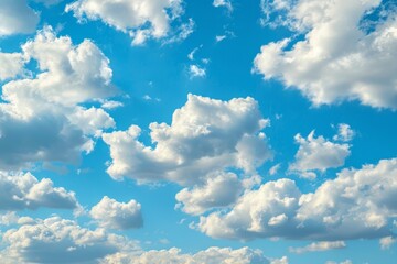 Fototapeta premium Epic colorful cloudy sky in daytime. Detailed photo textured background