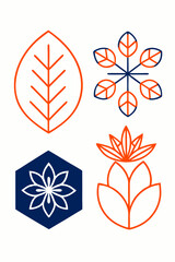 set of icons for design