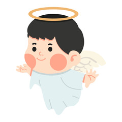 Cute little baby boy Angel