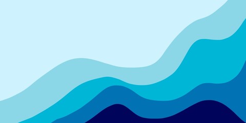 Abstract ocean waves background, beautiful sea waves pattern, modern and minimalist background 