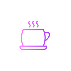 coffee gradient icon