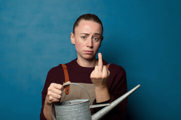 feeling angry, annoyed, rebellious and aggressive, flipping the middle finger, fighting back