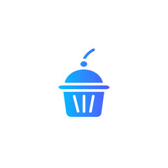 cupcake gradient icon