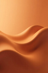 Abstract soft blurred background with wavy lines in brown mocha mousse tones.