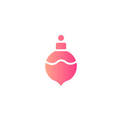 Fototapeta premium bauble gradient icon