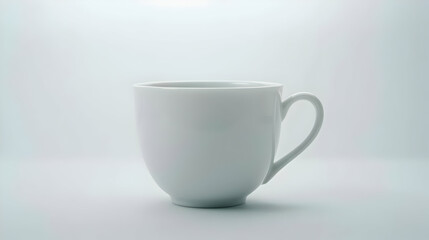 Fototapeta premium White Ceramic Mug Studio Shot