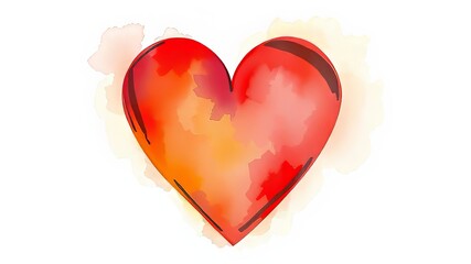 "Watercolor Heart