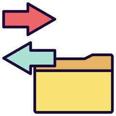 Ftp Outline Color Icon