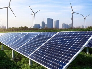 Daytime renewable energy solar and wind solutions for urban sustainability