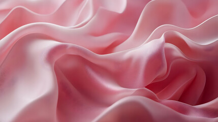 Obraz premium Abstract Pink Silk Drape Background Illustration