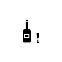 wine glyph icon