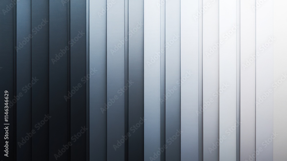 Poster A gradient of vertical lines in varying shades of gray, creating a textured visual effect.