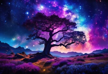 stunning night sky captured shining celestial bodies showcasing ethereal nebulae vibrant astrological display, stars, planets, moon, clouds, twinkling