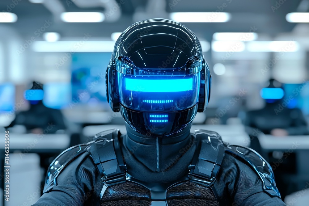 Poster in the office, a game designer composes a project and builds a 3d character for an online computer g