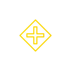 intersection gradient icon