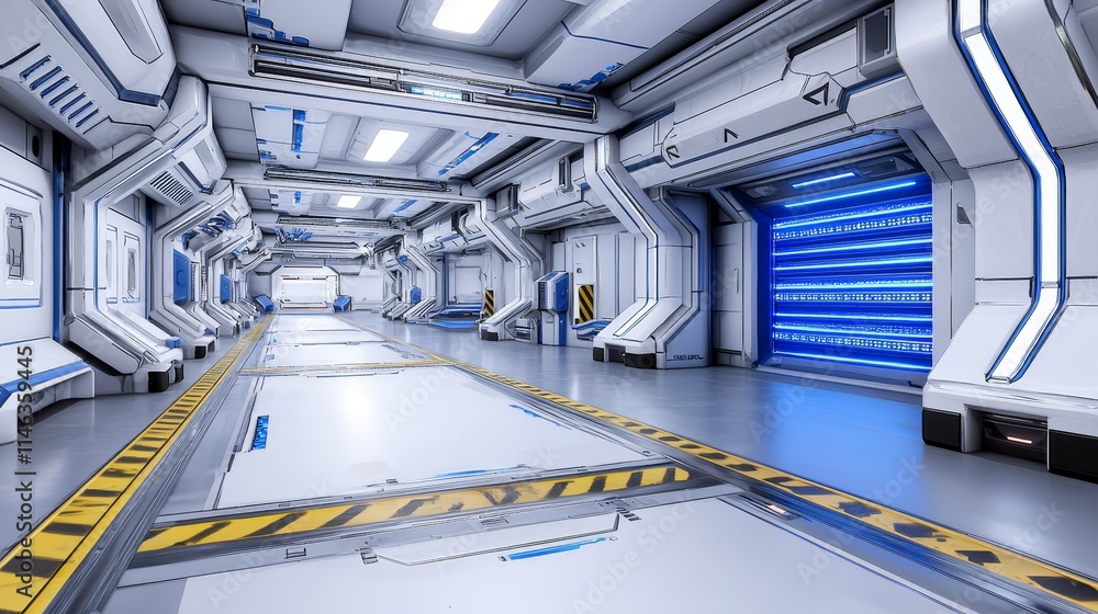Aufkleber a sophisticated bitcoin and crypto mining operation with a major data center, where powerful servers