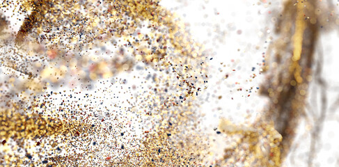 Gold Glitter Explosion Background Texture